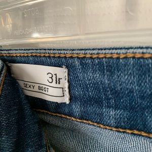 Gap Sexy boot size 31R
